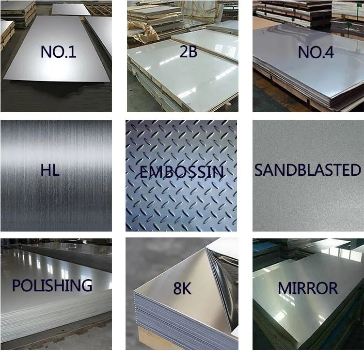 Ss Plate 0.3mm 1mm 3mm AISI 2b Ba 430 321 201 316 316L 304L 304 4X 8 Stainless Steel Sheet