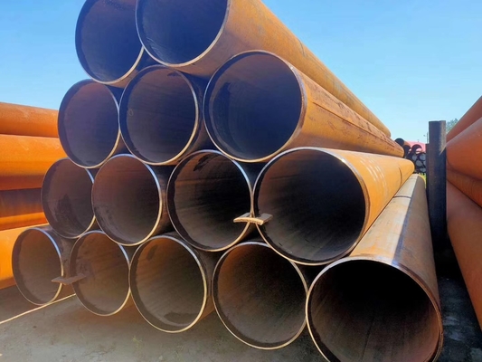 API 5L ASTM A106 CS A106 Gr 비 파이프 10-1500mm 라운드는 뜨겁게 회전했습니다